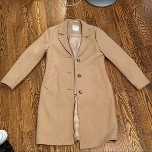 abercrombie camel dad coat unworn size S